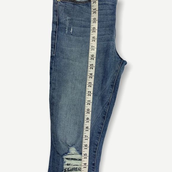 FRAME Le High Distressed Crop Skinny Jeans - Picture 6 of 8